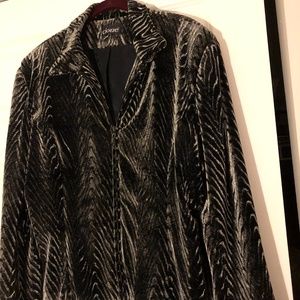 CIONE CRUSHED VELVET SWEATER/JACKET